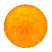 Cabochon tondo Aurora A1088 6 mm - Crystal Electric Orange x1