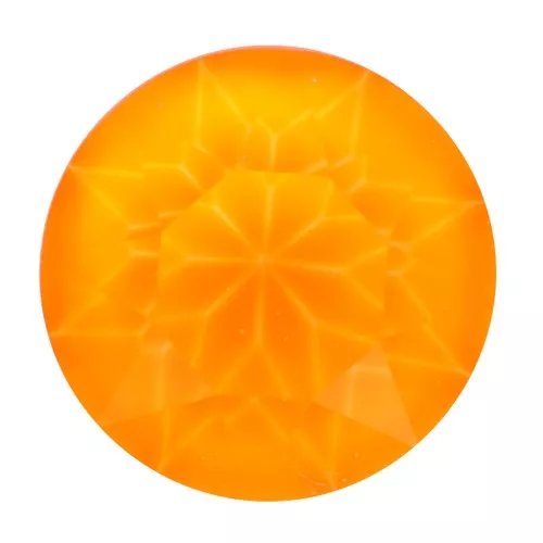 Cabochon tondo Aurora A1088 6 mm - Crystal Electric Orange x1