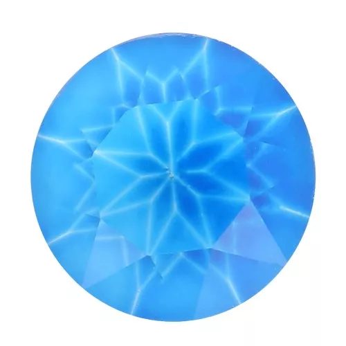 Cabochon tondo Aurora A1088 6 mm - Crystal Electric Blue x1