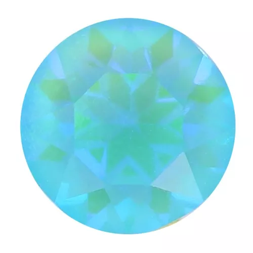Cabochon tondo Aurora A1088 6 mm - Crystal Summer Blue Delite x1