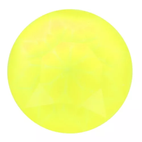 Cabochon tondo Aurora A1088 8 mm - Crystal Electric Yellow x1