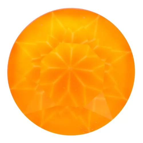 Cabochon tondo Aurora A1088 8 mm - Crystal Electric Orange x1