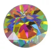 Cabochon tondo Aurora A1088 8 mm - Crystal Volcano x1