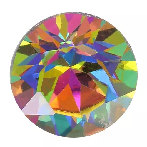 Cabochon tondo Aurora A1088 8 mm - Crystal Volcano x1