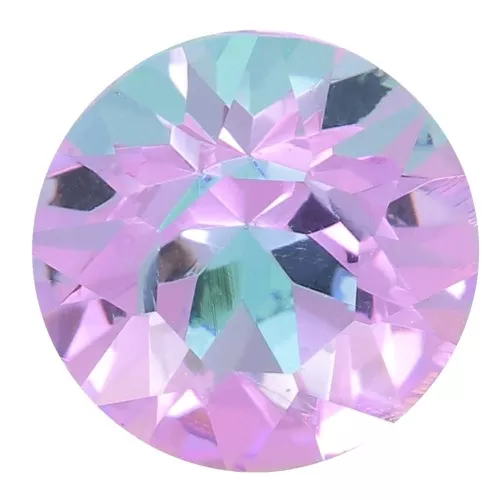 Cabochon tondo Aurora A1088 8 mm - Crystal Vitrail Light x1