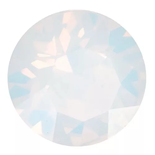 Cabochon tondo Aurora A1088 8 mm - White Opal x1