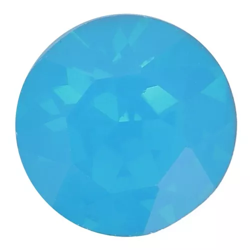 Cabochon tondo Aurora A1088 8 mm - Caribbean Blue Opal x1