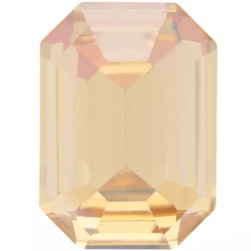 Cabochon step cut Ottagono Aurora A4610 14x10 mm - Cristallo Golden Shadow x1