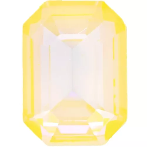 Cabochon step cut Ottagono Aurora A4610 14x10 mm - Cristallo Sunshine Delite x1