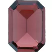 Cabochon step cut Ottagono Aurora A4610 14x10 mm - Burgundy x1