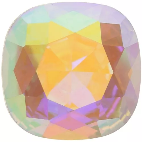 Cabochon quadrato Aurora A4470 12 mm - Crystal AB x1
