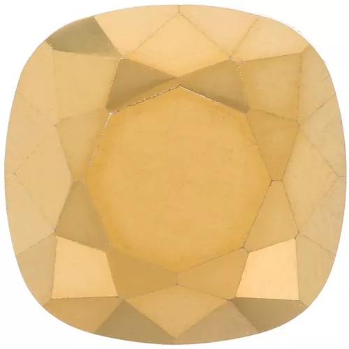 Cabochon quadrato Aurora A4470 12 mm - Crystal Dorado x1