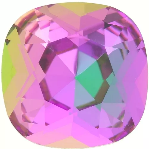 Cabochon quadrato Aurora A4470 12 mm - Crystal Heliotrope x1