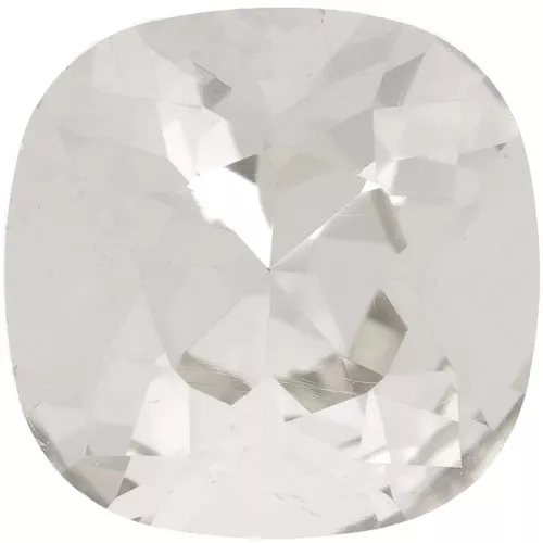Cabochon quadrato Aurora A4470 12 mm - Crystal Silver Shade x1