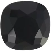 Cabochon quadrato Aurora A4470 12 mm - Jet x1