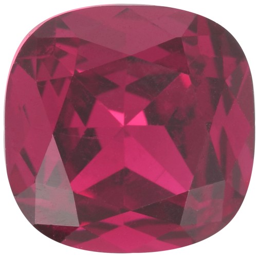 Cabochon quadrato Aurora A4470 12 mm - Fuchsia x1