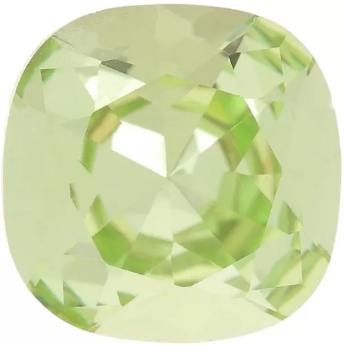 Cabochon quadrato Aurora A4470 12 mm - Chrysolite x1