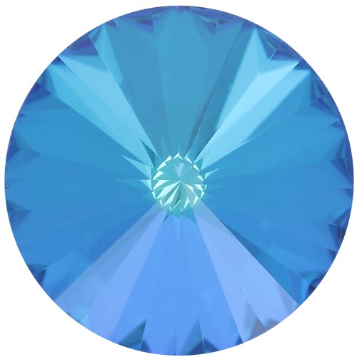 Cabochon Aurora A1122 Rivoli 14 mm - Cristallo blu bermuda x1