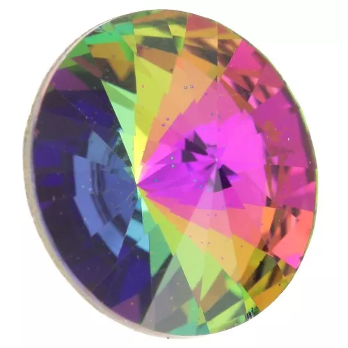 Cabochon Aurora A1122 Rivoli 14 mm - Cristallo Vitrail Medio x1