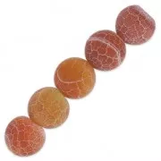 Perline Fire Agate Cracked 8 mm x10