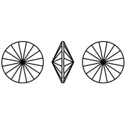 Cabochon Aurora A1122 Rivoli 14 mm - Ciclamino Opale x1