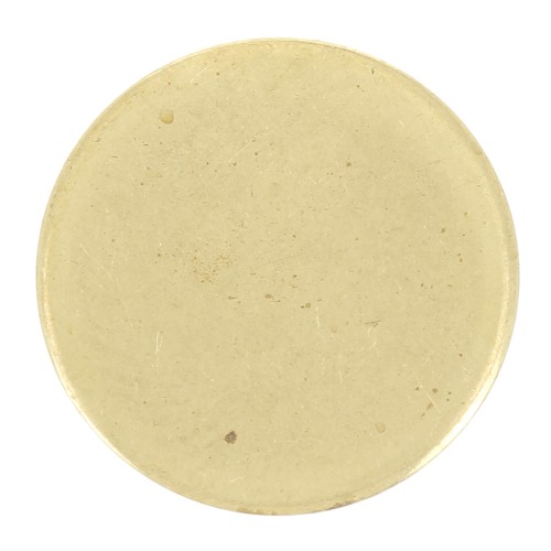 Disco 12 mm - spessore 0,8 mm - Ottone grezzo x1