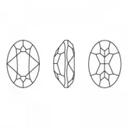 Cabochon PureCrystal 4120 ovale 14x10 mm - Crystal Agave Ignite x1