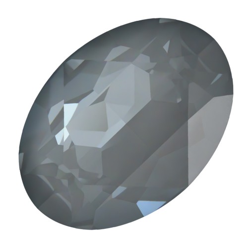 Cabochon PureCrystal 4120 ovale 14x10 mm - Crystal Dark Grey Ignite x1