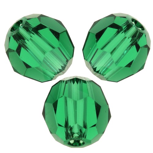 Sfere PureCrystal 5000 4 mm Majestic Green x20