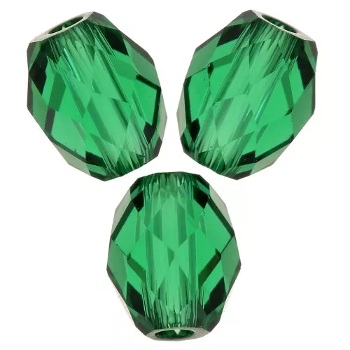 Olive Briolette PureCrystal 5044 perle olive 7x6 mm - Majestic Green x1