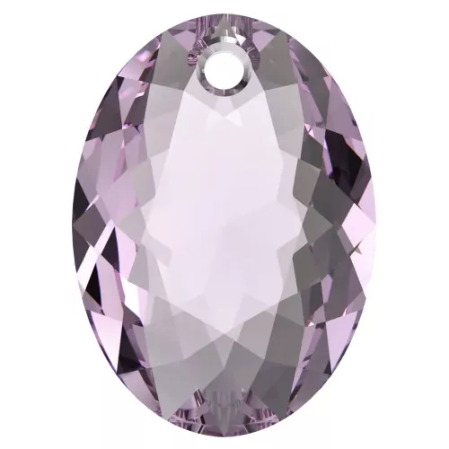 Pendente PureCrystal 6438 Elliptic Cut Pendant 9 mm - Light Amethyst x1