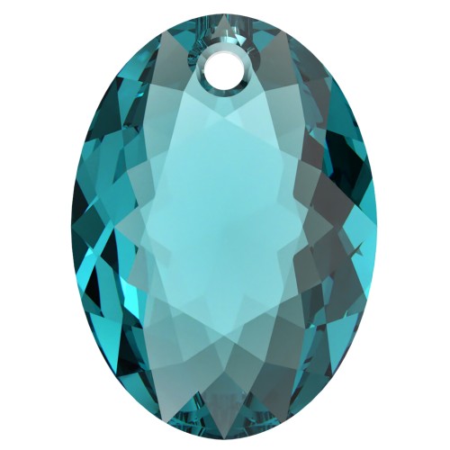 Pendente PureCrystal 6438 Elliptic Cut Pendant 9 mm - Bleu zircon x1