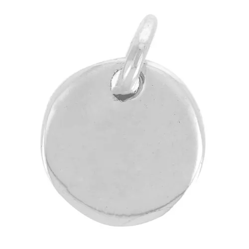 Medaglia rotonda da incidere 8 mm - Argento 925 x1