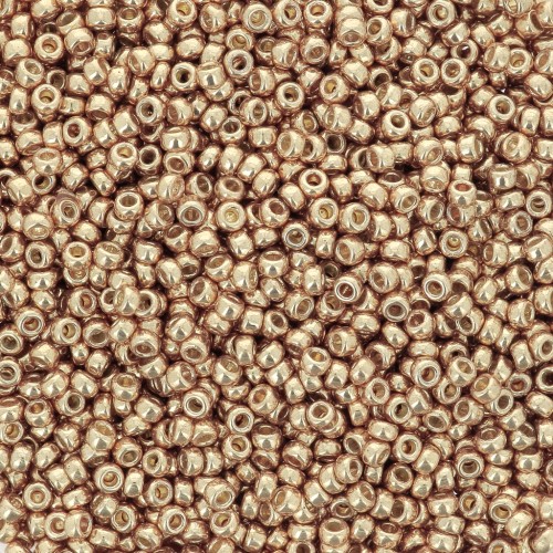 Rocaille Miyuki Duracoat 15/0 4204 - Champagne zincato x 100 g