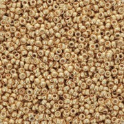Perline Miyuki 15/0 1052 - Oro galvanizzato x 100 g
