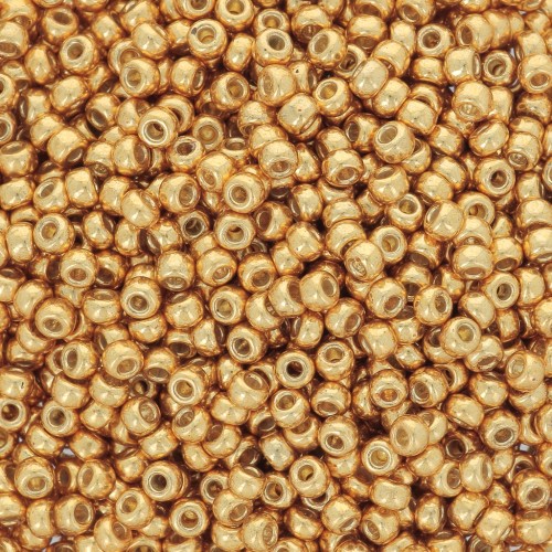 Rocaille Miyuki Duracoat 11/0 4203 - Giallo oro galvanizzato x 100 g