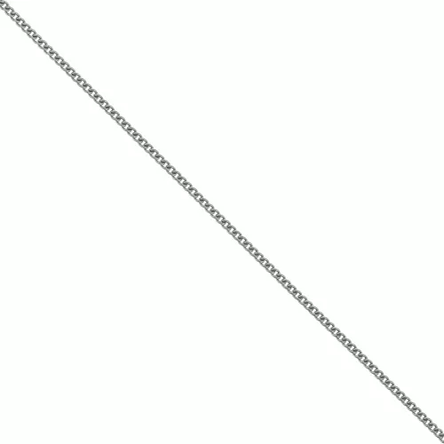 Catena maglia gourmette 2 mm - Argento 925 rodio nero x50cm