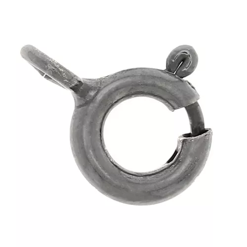 20 Fermagli A Molla In Argento 925 - Chiusure Per Gioielli Con Anelli Di Salto Per Collane E Bracciali - Foto 10