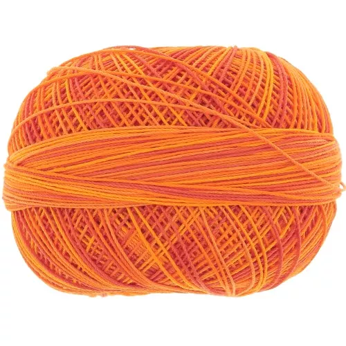 Filato di cotone Lizbeth misura 20 - Orange Crush n°183 x192m