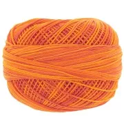 Filo di cotone Lizbeth dimensione 10 Orange n°183 x111m