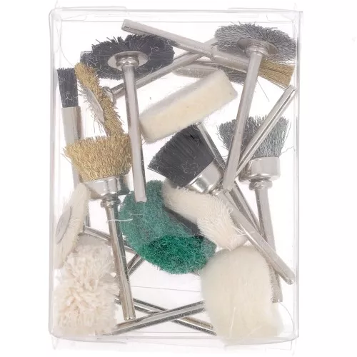 Set di spazzole per lucidatura x15