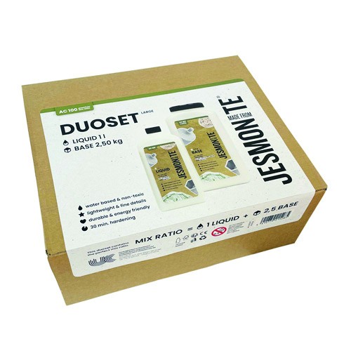 Set base in polvere da 2,5 kg e liquido da 1 L AC100 - Jesmonite