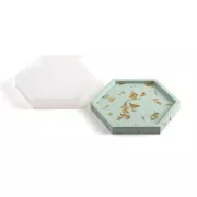 Stampo in silicone esagonale 17x15 cm x1
