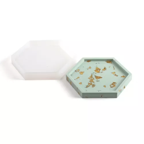 Stampo in silicone esagonale 17x15 cm x1