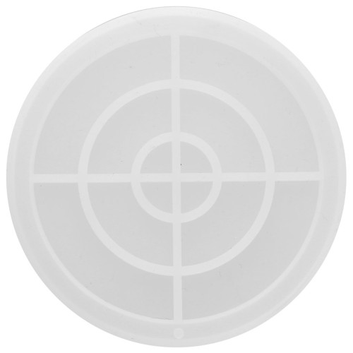 Stampo in silicone per sottobicchiere rotondo da 10 cm x1