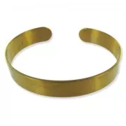 Base per bracciale ottone grezzo mm. 10x150 x1