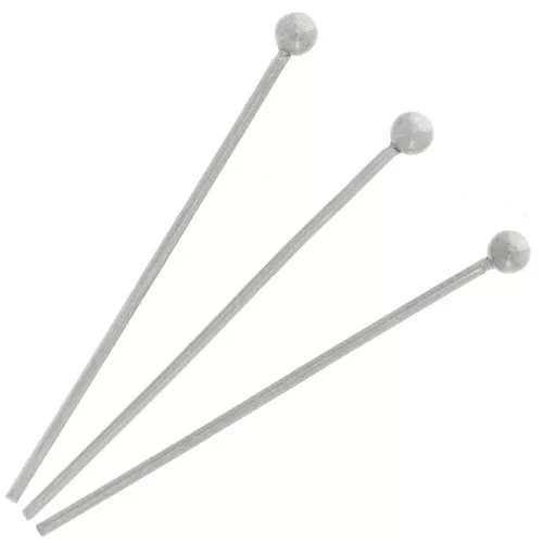 Chiodi a testa sferica 25x0,7 mm - acciaio inox 304L x200