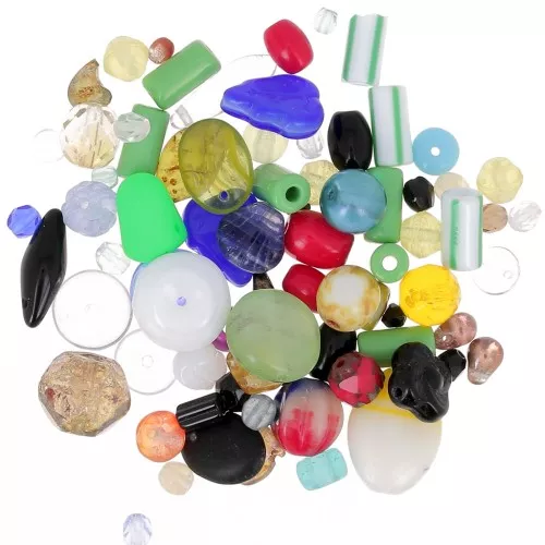 Assortimento di perline di Boemia - Multi x50g