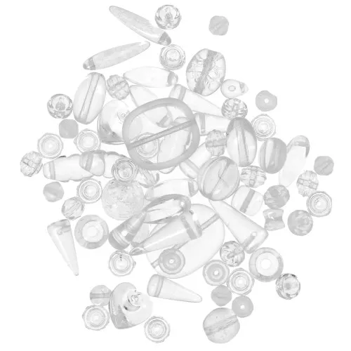 Assortimento di perline di Boemia - Crystal x50g