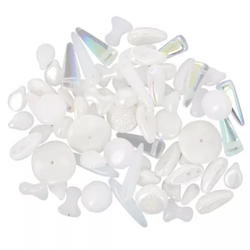 Assortimento di perline di Boemia - Bridal x20g